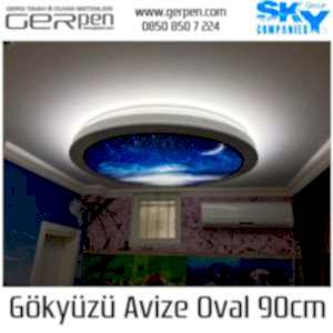 Gökyüzü Avize Oval 90cm