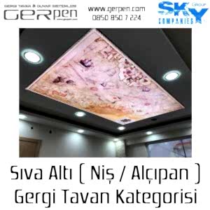 Sıva Altı ( Niş / Alçıpan ) Gergi Tavan