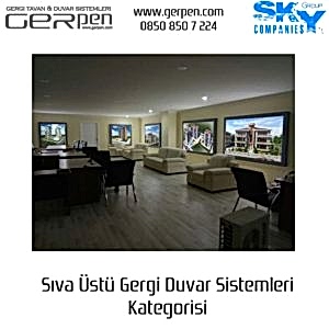 Sıva Üstü Gergi Duvar