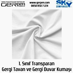 Transparan Gergi Tavan Kumaşı