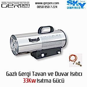 33kw gergi tavan ısıtıcısı